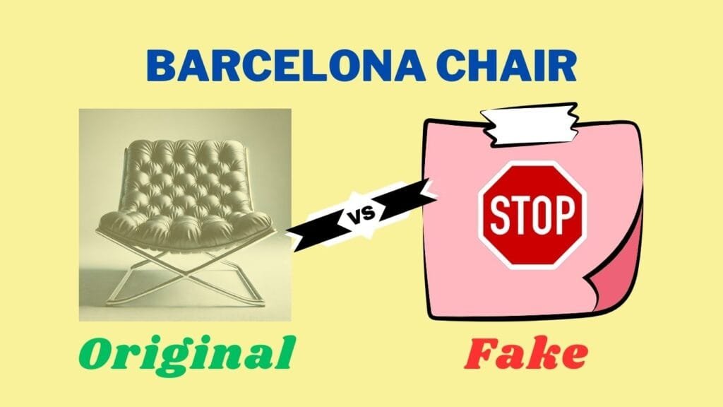 barcelona chair original vs fake