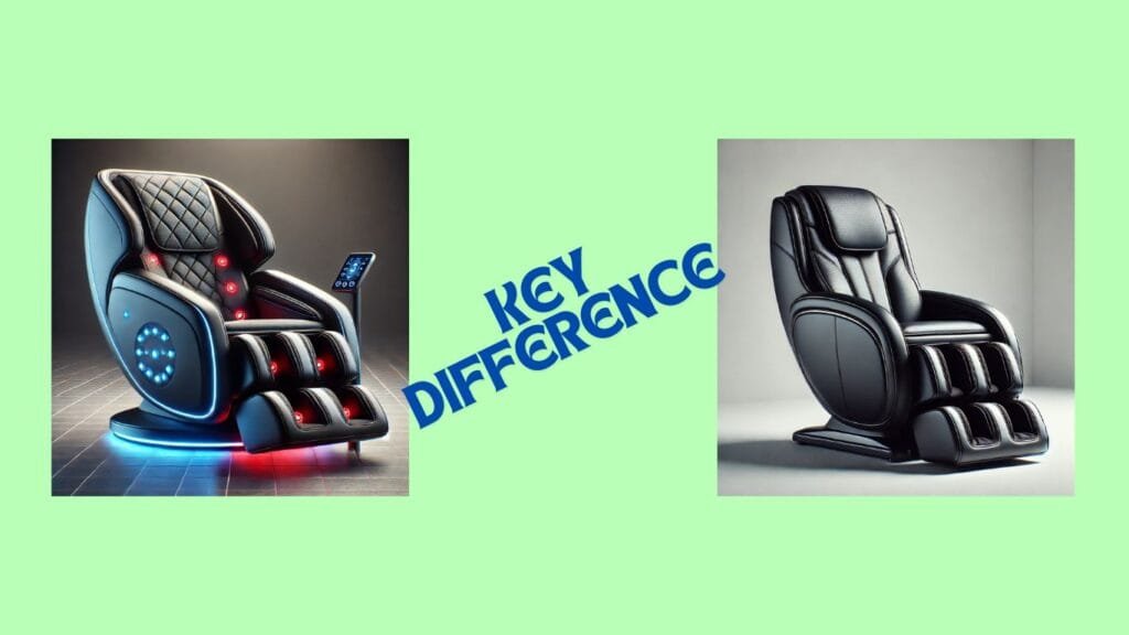 Key Differences: 3d vs 2d massage chair