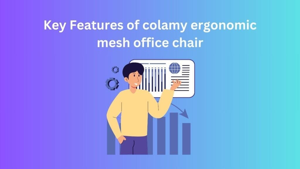 Key Features of colamy ergonomic mesh office chair
