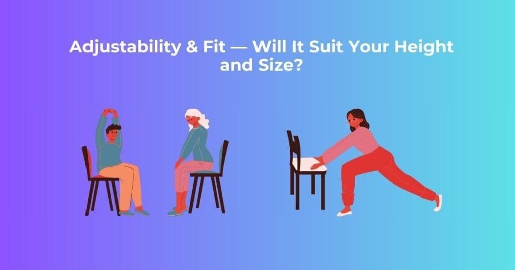 Adjustability & Fit — Will It Suit Your Height and Size?