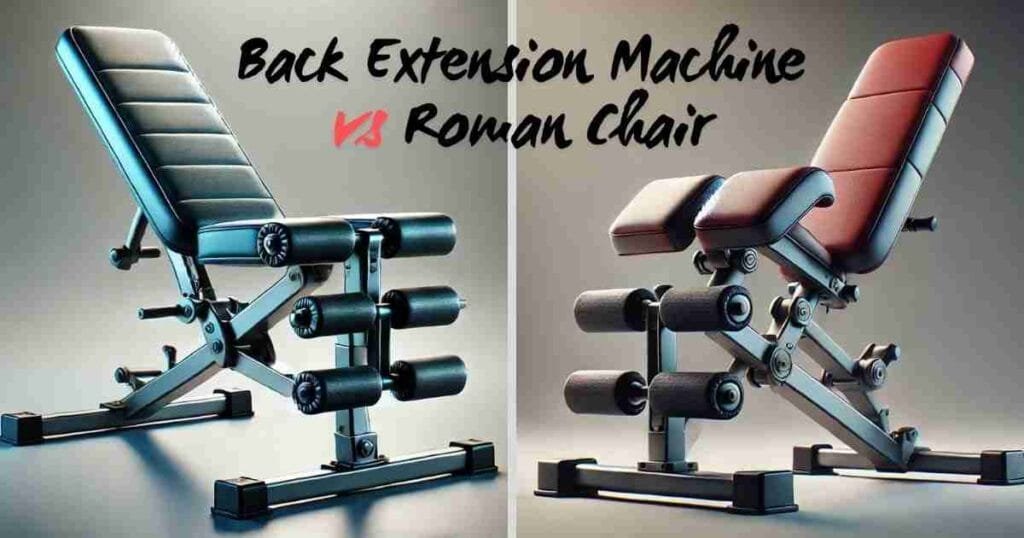 back extension machine vs roman chair