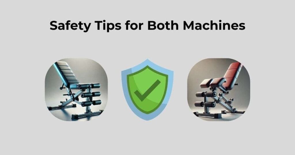 Safety Tips for Both Machines