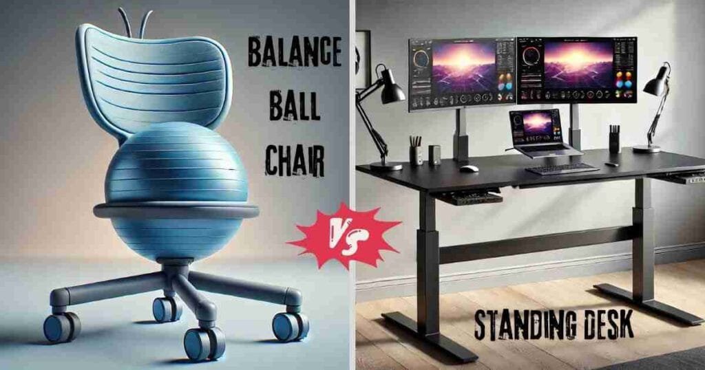 Balance Ball Chair vs Standing Desk
