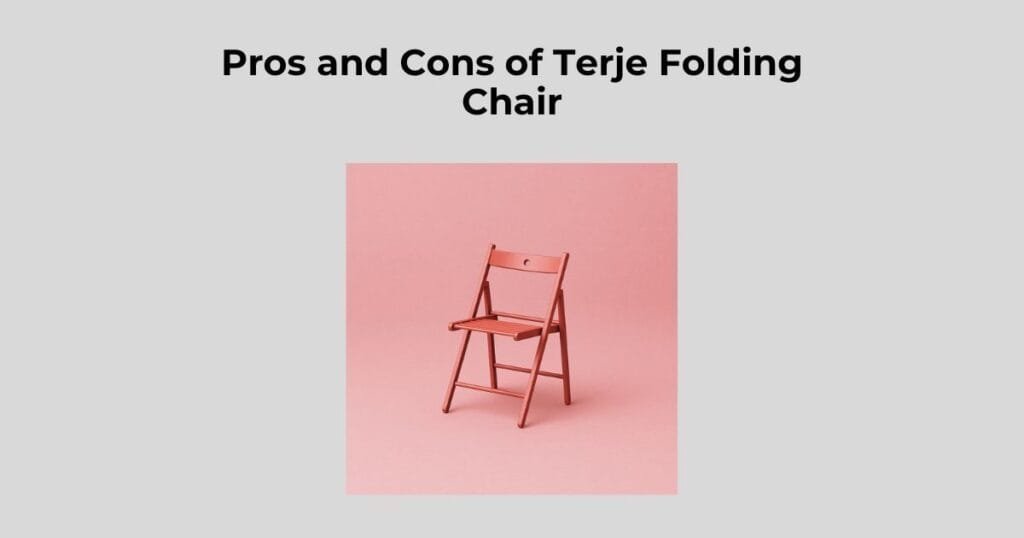 Pros and Cons of Terje Folding Chair