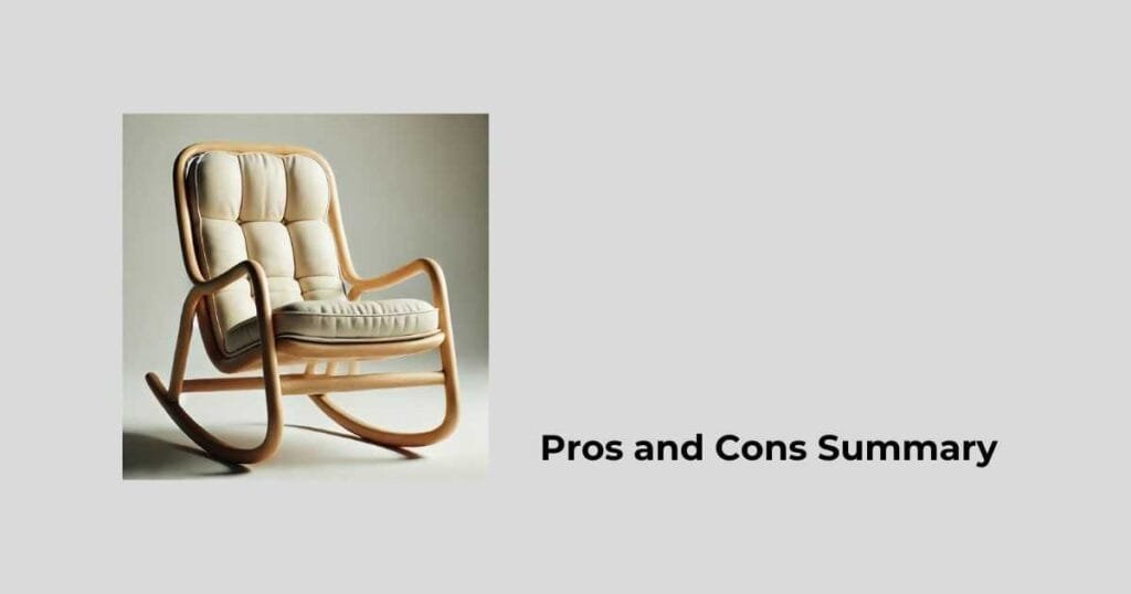 Pros and Cons Summary