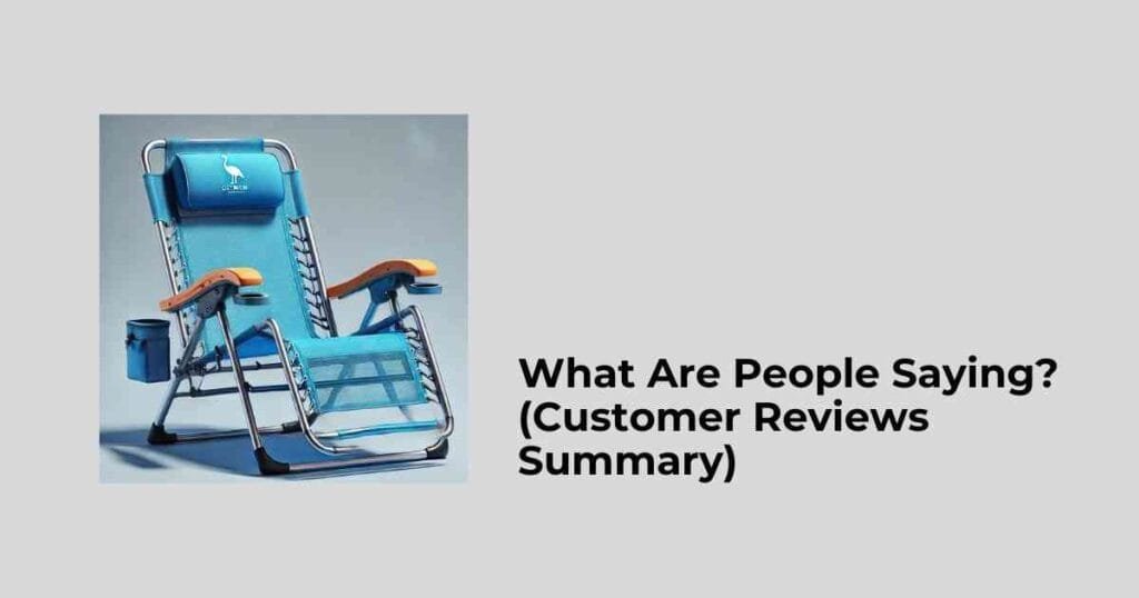 What Are People Saying? (Customer Reviews Summary)