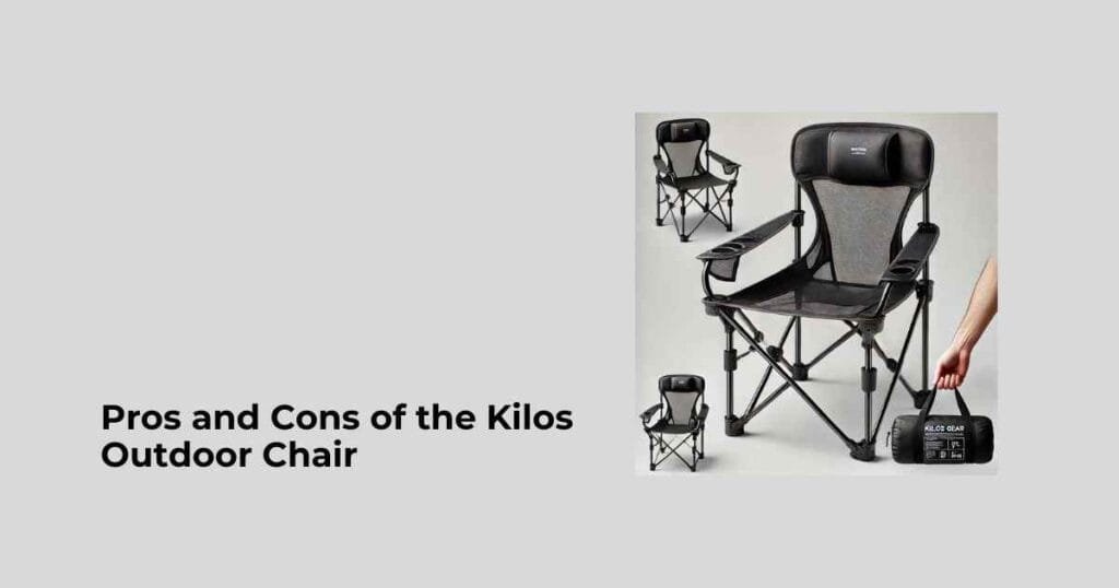 Pros and Cons of the Kilos Outdoor Chair