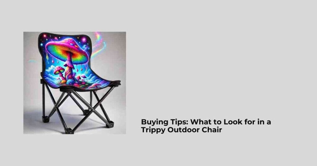Buying Tips: What to Look for in a Trippy Outdoor Chair