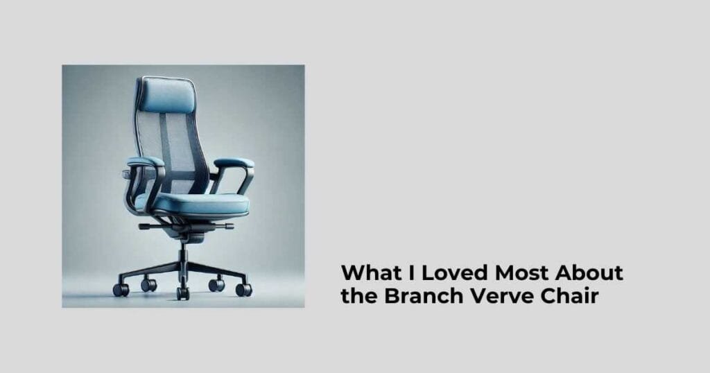 What I Loved Most About the Branch Verve Chair