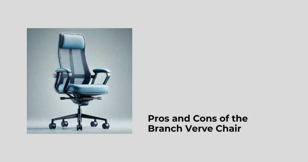 Pros and Cons of the Branch Verve Chair