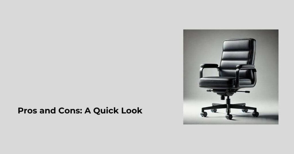 Pros and Cons: A Quick Look
