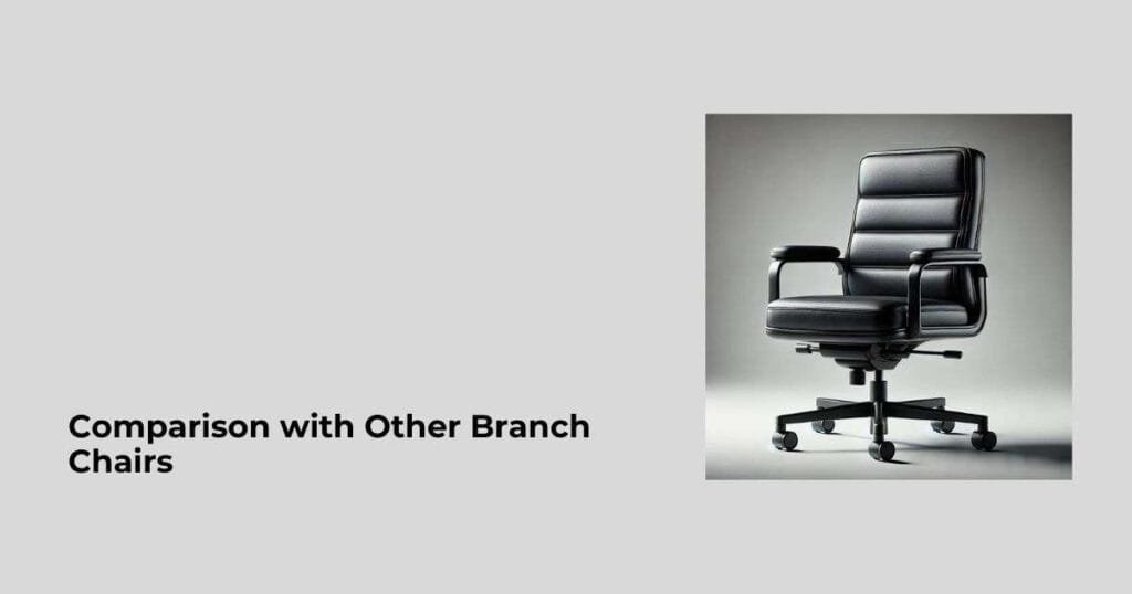 Comparison with Other Branch Chairs