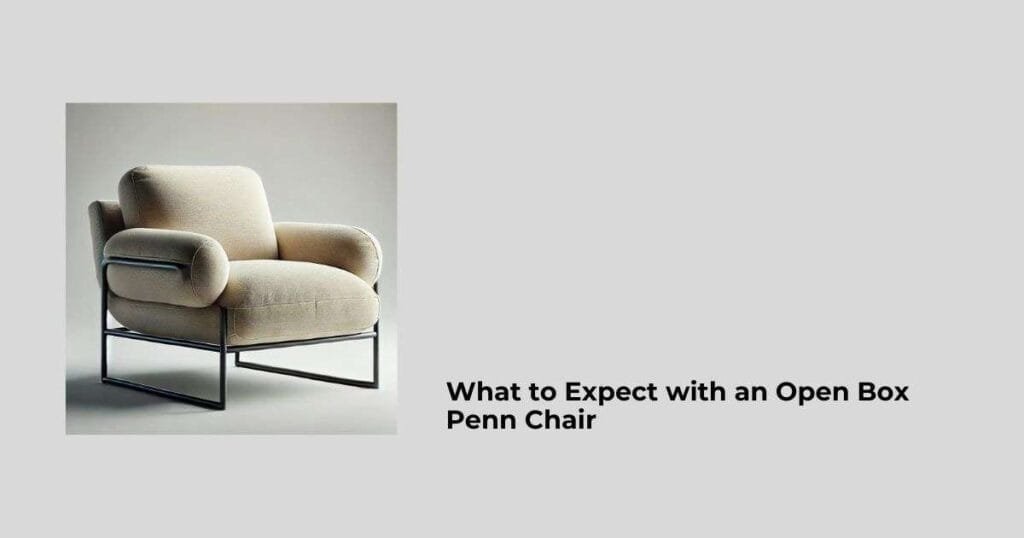 What to Expect with an Open Box Penn Chair